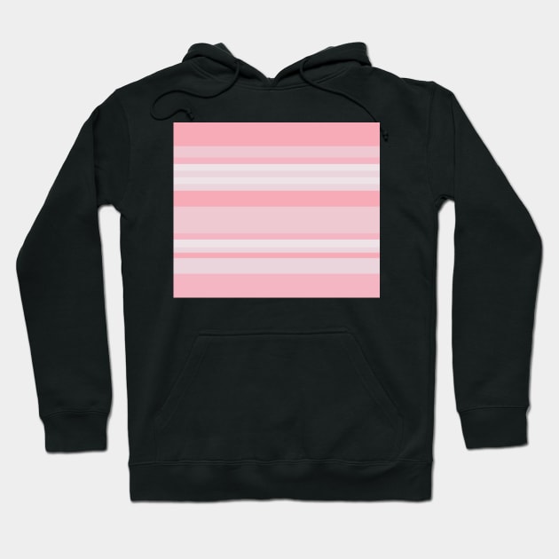 Passionate Pink Stripes Hoodie by TheArtism